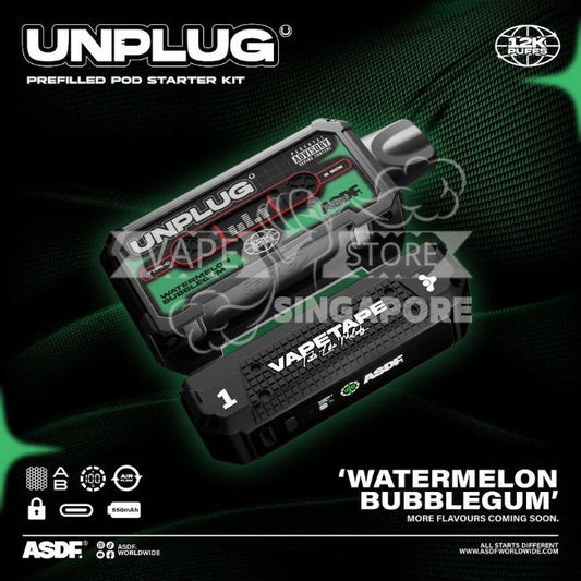 vapetape-unplug-12k-puff-watermelon-bubblegum-singapore-vape-store